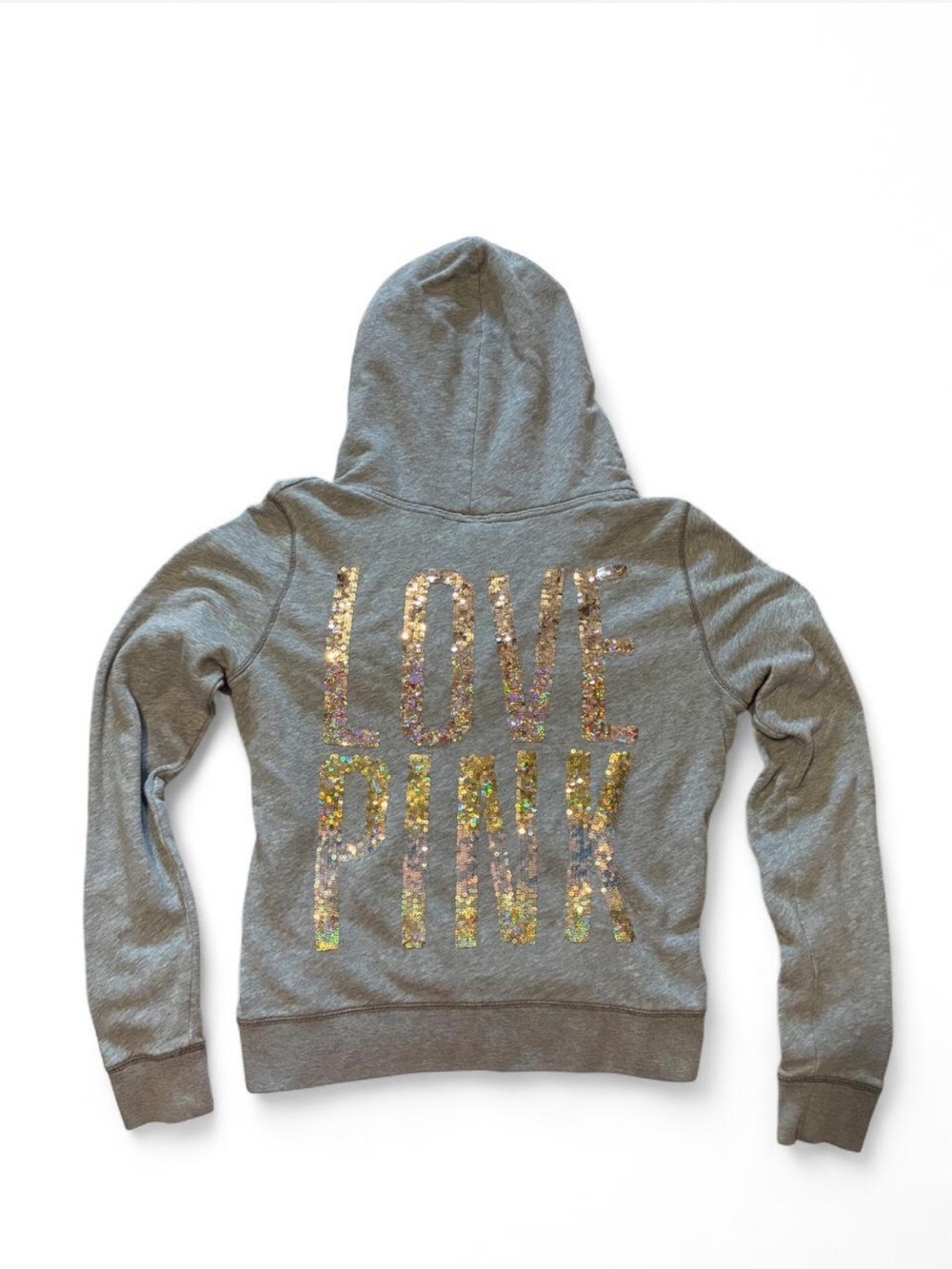 ✨Victoria's Secret PINK gray zip up✨